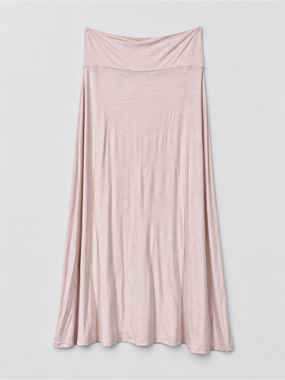 Womens Jersey Knit Maxi Dress XL Coastal Euro Summer Minimalist Neutral